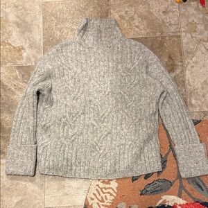 Vince. Gray Alpaca Wool Blend Sweater